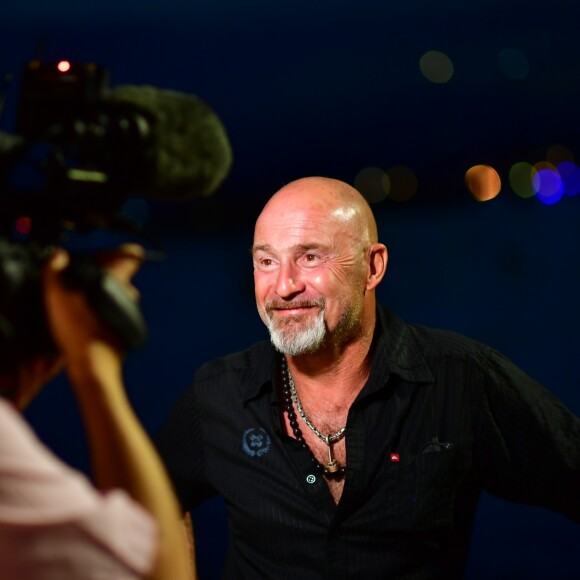 Exclusif - Vincent Lagaf' - Soirée Marcel Campion au restaurant La Bouillabaisse Plage de Saint-Tropez, France, le 7 août 2019. © Rachid Bellak/Bestimage