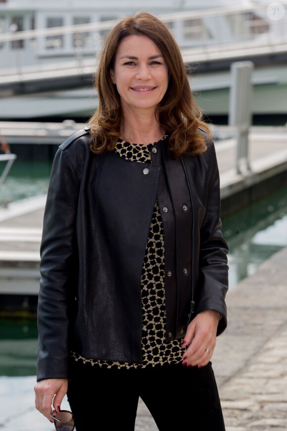 Valérie Kaprisky - Photocall de "le secret d'Elise" dans le cadre du 17ème festival de fiction TV de La Rochelle sur le Vieux Port à La Rochelle le 11 septembre 2015.