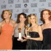 Kim Cattrall, Kristin Davis, Sarah Jessica Parker et Cynthia Nixon aux Golden Globe Awards, le 21 janvier 2002.