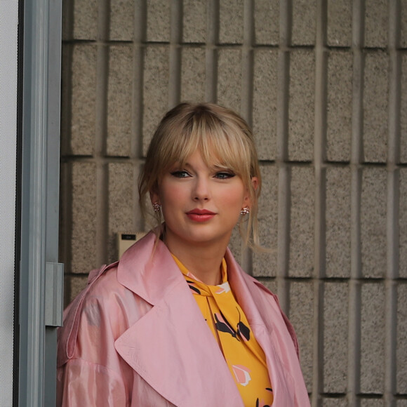 Taylor Swift à la sortie de la radio NRJ à Paris le 25 Mai 2019.