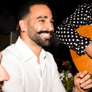 Semi-exclusif - Adil Rami assiste à la soirée des 50 ans de l'hôtel le Mas de Bellevue à Saint-Tropez, Côte d'Azur, France, le 8 août 2019. © Jack Tribeca/Bestimage