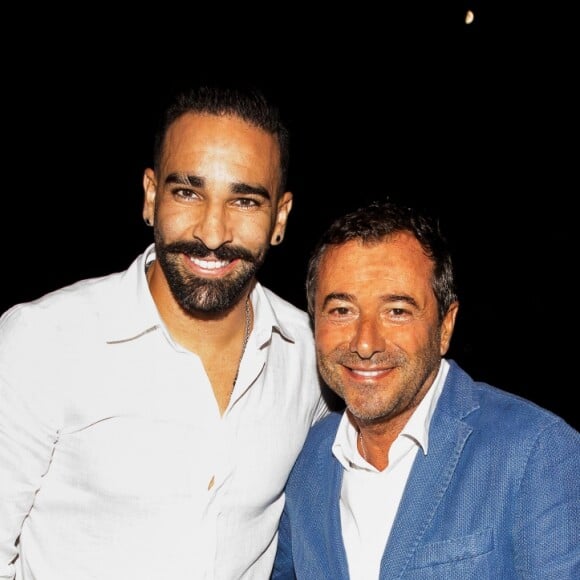 Adil Rami et Bernard Montiel assistent à la soirée des 50 ans de l'hôtel le Mas de Bellevue à Saint-Tropez, Côte d'Azur, France, le 8 août 2019. © Jack Tribeca/Bestimage