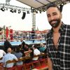 Exclusif - Adil Rami - Gala de boxe "No Limit Episode IX" organisé par B. Asloum (ancien champion du monde de boxe) en plein air au théâtre Tivol au Cannet le 18 juillet 2019. © Bruno Bebert/Bestimage