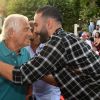 Exclusif - Jean-Paul Belmondo et Adil Rami - Gala de boxe "No Limit Episode IX" organisé par B. Asloum (ancien champion du monde de boxe) en plein air au théâtre Tivol au Cannet le 18 juillet 2019. © Bruno Bebert/Bestimage