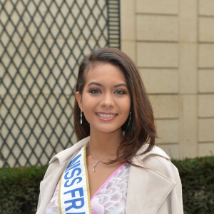 Vaimalama Chaves, Miss France 2019 - People au défilé de mode Prêt-à-Porter automne-hiver 2019/2020 "Léonard Paris" à Paris. Le 1er mars 2019 © Veeren-CVS / Bestimage