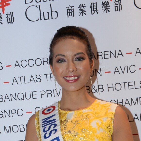 Vaimalama Chaves, Miss France 2019 - Photocall du déjeuner "Chinese Business Club" au Pavillon Gabriel à Paris, à l'occasion de la journée des droits des femmes. Le 8 mars 2019 © Rachid Bellak / Bestimage