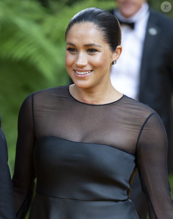 Le prince Harry, duc de Sussex, et Meghan Markle, duchesse de Sussex, à la première du film "Le Roi Lion" au cinéma Odeon Luxe Leicester Square à Londres, le 14 juillet 2019.