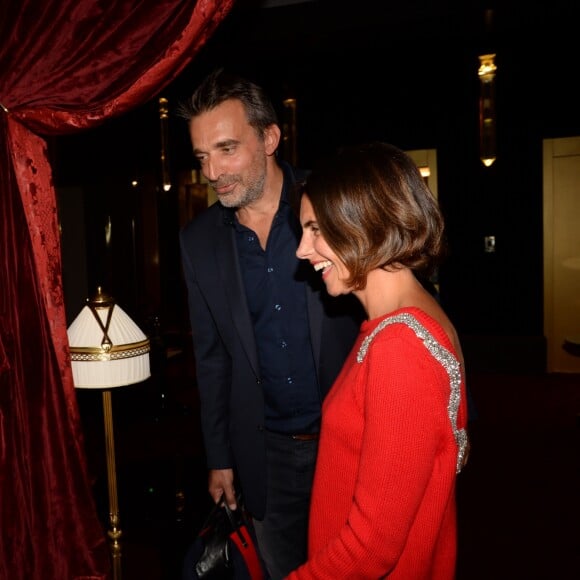 Alessandra Sublet et son mari Clément Miserez - Soirée d'inauguration de l'Hôtel Fouquet's Barrière à Paris le 14 septembre 2017. © Rachid Bellak/Bestimage