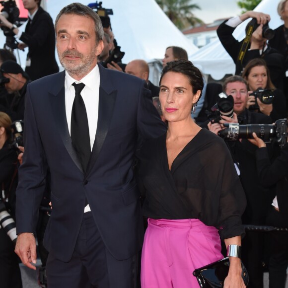 Alessandra Sublet et son mari Clément Miserez - Montée des marches du film "Le Grand Bain" lors du 71e Festival International du Film de Cannes. Le 13 mai 2018 © Giancarlo Gorassini / Bestimage