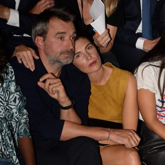 Alessandra Sublet et son mari Clément Miserez - Soirée de la 9e édition du "Etam Live Show" (Etam Lingerie) lors de la fashion week à Paris, le 27 septembre 2016. La marque Etam fête ses 100 ans en 2016. © Rachid Bellak/Bestimage