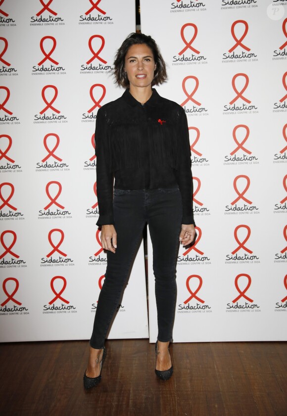 Alessandra Sublet - Soirée de lancement du Sidaction 2019 à la salle Wagram à Paris, le 18 mars 2019. © Marc Ausset-Lacroix/Bestimage