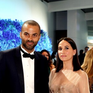 Tony Parker et sa femme Axelle - Arrivées des people au 71e gala de la Croix-Rouge Monégasque à Monaco le 26 juillet 2019. © Dominique Jacovides/Bestimage