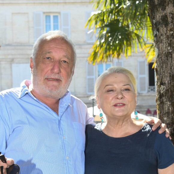 François Berléand et Josiane Balasko lors de la 12ème édition du festival du Film Francophone d'Angoulême, France, le 23 août 2019. © Coadic Guirec/Bestimage