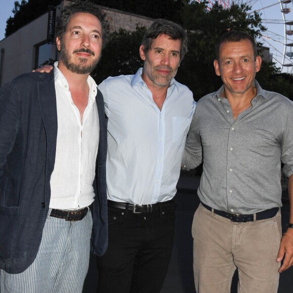 Guillaume Gallienne, Jalil Lespert et Dany Boon lors de la 12ème édition du festival du Film Francophone d'Angoulême, France, le 22 août 2019. © Coadic Guirec/Bestimage