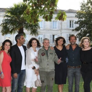 Laurent Couson, Claire Morin, Ary Abittan, Elsa Zylberstein, Claude Lelouch, Marianne Denicourt, Stéphane De Groodt, Agnès Soral, Xavier Inbona et Victor Hadida lors de la 12ème édition du festival du Film Francophone d'Angoulême, France, le 22 août 2019. © Coadic Guirec/Bestimage