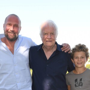 François Damiens, André Dussollier et Maleaume Paquin lors de la 12ème édition du festival du Film Francophone d'Angoulême, France, le 22 août 2019. © Coadic Guirec/Bestimage