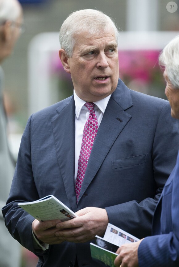 Le prince Andrew assiste à la course de chevaux King George à Ascot - Ascot le 27 juillet 2019.