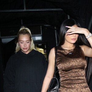 Kylie Jenner et Anastasia Karanikolaou quittent le club The Nice Guy à West Hollywood, le 23 août 2019.