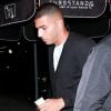 Younes Bendjima arrive dans le club The Nice Guy à West Hollywood. Le français a passé la soirée dans le même club que son ex Kourtney Kardashian, le 23 août 2019.
