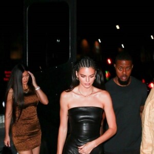 Kylie Jenner et sa soeur Kendall arrivent au club 'The Nice Guy' à West Hollywood, le 23 août 2019.