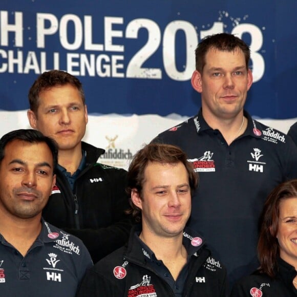 Le prince Harry a donne une conference de presse pour les membres de l'equipe de "Walking With The Wounded South Pole Allied Challenge 2013" a Londres. Le 21 janvier 2014