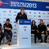 Le prince Harry a donne une conference de presse pour les membres de l'equipe de "Walking With The Wounded South Pole Allied Challenge 2013" a Londres. Le 21 janvier 2014