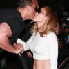 Jennifer Lopez et son fiancé A.Rodriguez sont allés dîner chez San Vicente Bungalows à West Hollywood le 24 août 2019 - Los Angeles