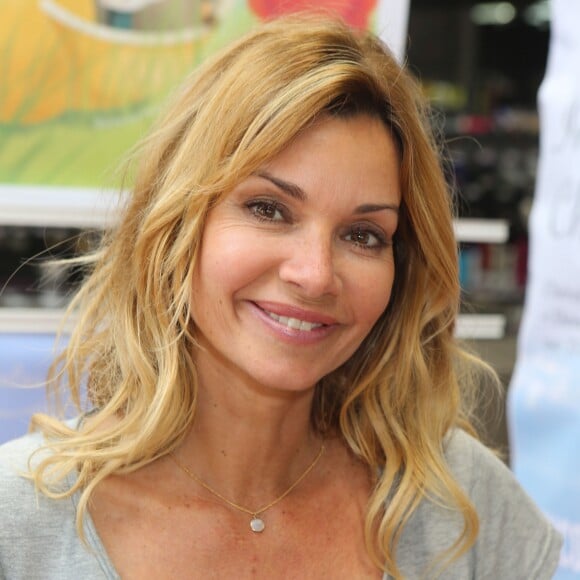 Exclusif - Ingrid Chauvin en séance de dédicaces avec ses fans au centre E. Leclerc à l'Aigle dans l'Orne le 20 Avril 2019. © Jean-Claude Woestelandt / Bestimage