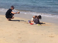 Nicola Sirkis : Rare photo de ses jeunes enfants à la plage