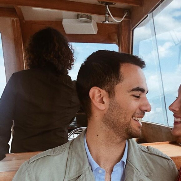 Ilona Smet et son compagnon Kamran Ahmed sur Instagram.