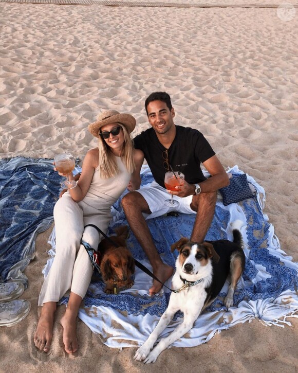 Ilona Smet et son compagnon Kamran Ahmed sur Instagram.