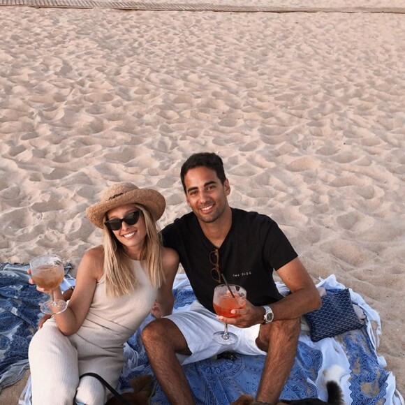 Ilona Smet et son compagnon Kamran Ahmed sur Instagram.