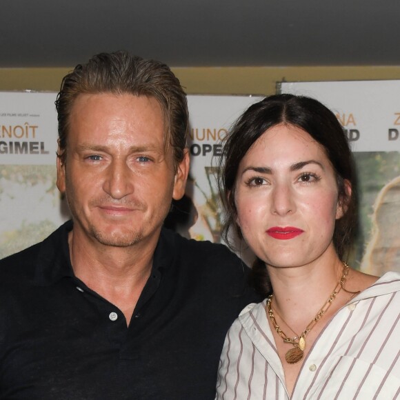 Benoît Magimel et Rebecca Zlotowski à l'avant-première du film "Une fille facile" au cinéma UGC Ciné Cité Les Halles à Paris, France, le 27 août 2019. © Coadic Guirec/Bestimage