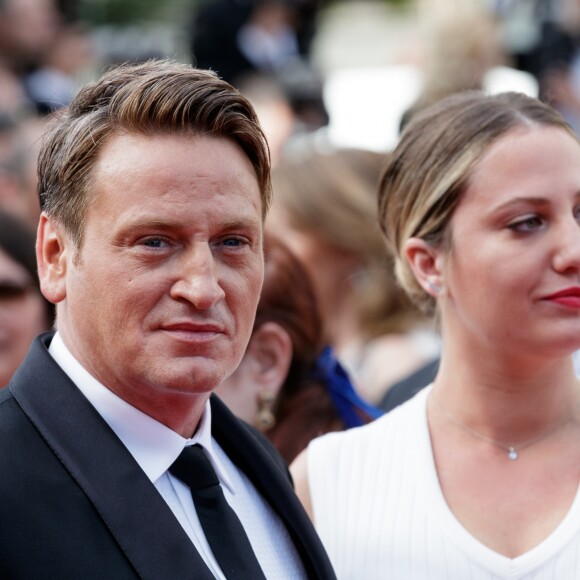 Benoit Magimel et sa femme Margot Pelletier - Montée des marches du film "Once upon a time... in Hollywood" lors du 72e Festival International du Film de Cannes. Le 21 mai 2019 © Jacovides-Moreau / Bestimage