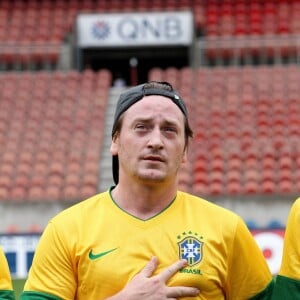 Benoît Magimel, Parc des princes de Paris, le 25 juin 2012.