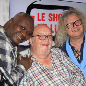 Exclusif - Magloire, Bernard Mabille et Pierre-Jean Chalençon lors de l'émission "Le Show de Luxe" sur Radio Voltage à Paris, France, le 26 juin 2019. © Philippe Baldini/Bestimage