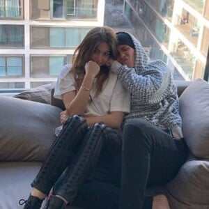 Thylane Blondeau et son petit ami, Milane. Août 2019.