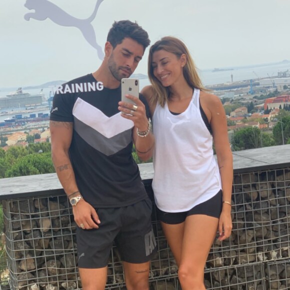 Rachel Legrain-Trapani et son compagnon Valentin Léonard sur Instagram.