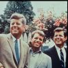 John F. Kennedy et ses frères Bobby et Ted, image d'archives.