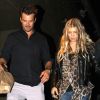 Fergie et son mari Josh Duhamel vont diner en famille a Brentwood, le 29 septembre 2013.