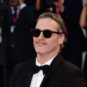 Joaquin Phoenix assiste à la projection du film "Joker" lors du 76ème Festival du Film de Venise, la Mostra à Venise en Italie le 31 août 2019.