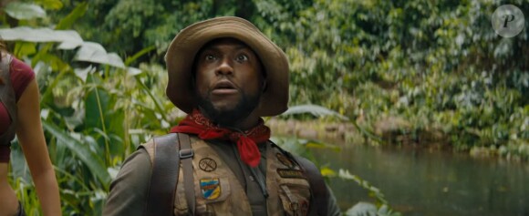 Kevin Hart - Bande annonce du nouveau film "Jumanji: Next Level". Le 1er juillet 2019.