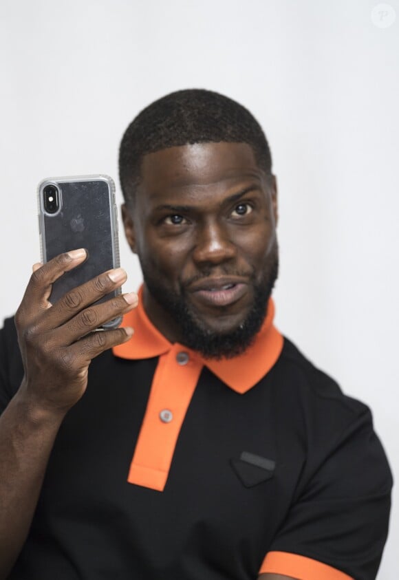 Kevin Hart lors d'une conférence de presse à l'hôtel Four Seasons à Beverly Hills, Los Angeles, le 1er juin 2019.