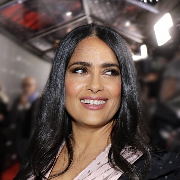 Exclusif - Portrait de Salma Hayek à Paris, le 4 février 2019. © Cédric Perrin/Bestimage