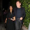 Salma Hayek et son mari François-Henri Pinault quittent le restaurant Giorgio Baldi à Santa Monica, le 17 août 2019.