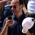 Jarry a fait dédicacer sa casquette par R.Federer dans les tribunes lors des internationaux de tennis de Roland Garros à Paris, France, le 2 juin 2019. © Jean-Baptiste Autissier/Panoramic/Bestimage