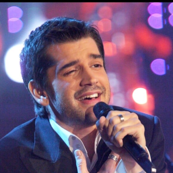 Mathieu Johann - Enregistrement de l'émission "Les années bonheur" sur France 2, Paris, le 20 février 2008.