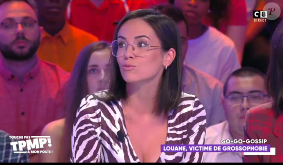 Agathe Auproux dans "Touche pas à mon poste", le 5 septembre 2019, sur C8