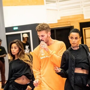 M. Pokora a dévoilé des photos des répétitions de sa tournée Pyramide Tour, sur Instagram, le 5 septembre 2019.