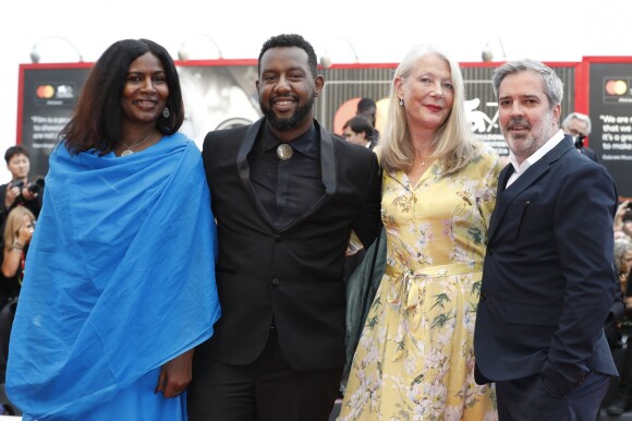 Amjad Abu Alala mit GÃ&xa4;sten à la cérémonie de clôture du 76ème Festival International du Film de Venise (Mostra), le 7 septembre 2019. © Future-Image via Zuma Press/Bestimage